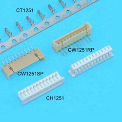 1.25mm pitch wire to board connector 