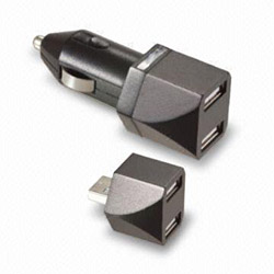 1.2a stubby socket with detachable usb adapter