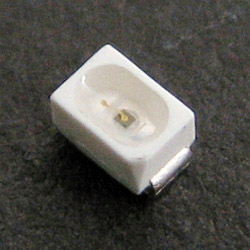 1.35mm height mini top view pure green chip led 