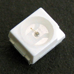 1.90mm height 1411 package top view blue chip led