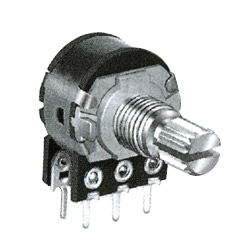 16mm Dual Units Rotary Potentiometers ( Metal And Plastic Shafts)