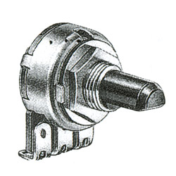 16mm snap in insulated shaft potentiometers 