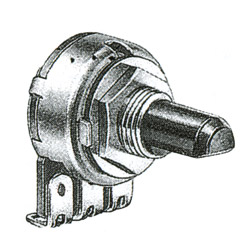 16mm snap in insulated shaft potentiometers