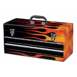 2 drawer fire flame chest 