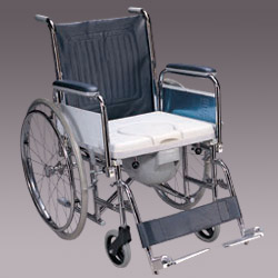 2 in 1 commode wheelchair