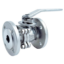 2 pc flanged ball valve