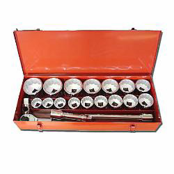 22-pc 1" dr. socket set 