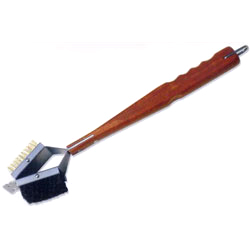 3 in 1 grill and scrubber brushes 