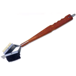 3 in 1 grill and scrubber brushes