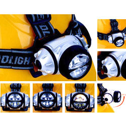 3 leds krypton bulb headlamp