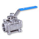 3 PC Ball Valves Mounting Pads