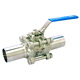 3-pc high purity ball valves 