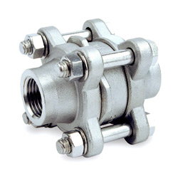 3 pc wafer disc check valve