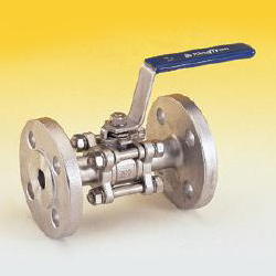 3 piece full port flanged ball valves 