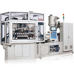 3 stations injection blow molding machine