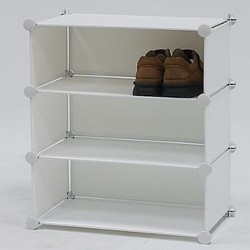 3 tier pp sheet shoes racks