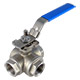 3 way direct mounting pad ball valves 