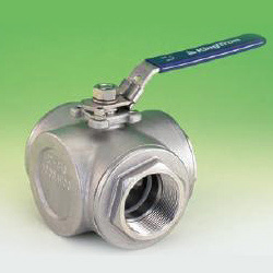 3 way full port ball valves