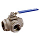 3 way standard bore ball valves 