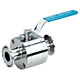 3pc sanitary ball valve 