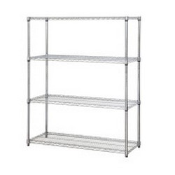 4-tier heavy duty wire racks 