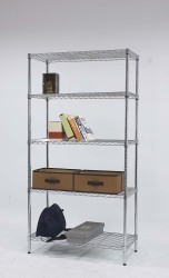 5-tier light duty wire racks 