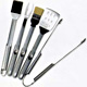 5pc handle bbq tool sets 