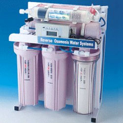 6-stage reverse osmosis machine.