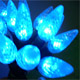 60l blue faceted led c6 lights 