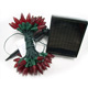 60l red faceted led c6 lights 