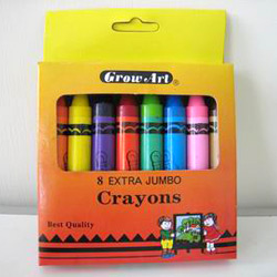 8pcs extra jumbo crayons