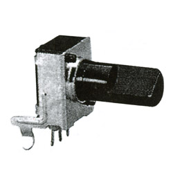 9mm snap in insulated shaft potentiometers 
