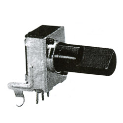 9mm snap in insulated shaft potentiometers