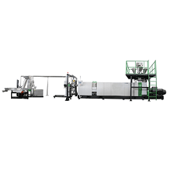 Excellent Degassing and Filtering Pelletizing Line