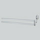 oval shape double towel bars 