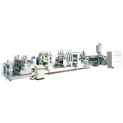 PP corrugated extrusion line