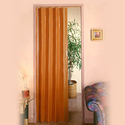 PVC double layer folding door