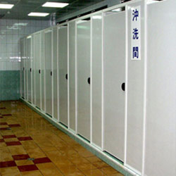 PVC toilet partitions
