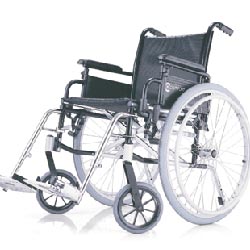 standard steel wheelchair 