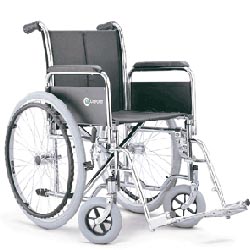 standard steel wheelchair