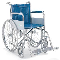 standard steel wheelchair 