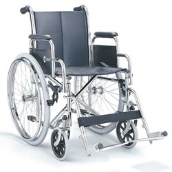 standard steel wheelchair