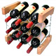 The newest version of wine rack combines wire solid hardwood 