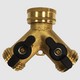 Y-Brass-Dual-Shut-Off-Garden-Hose-Connector 