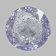 acrylic button with silver gliter 