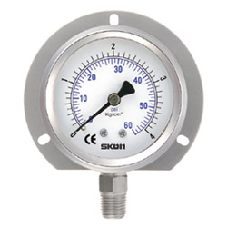 all stainless steel filled pressure gauges 