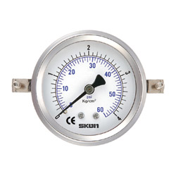 all stainless steel filled pressure gauges 