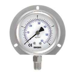 all stainless steel filled pressure gauges 