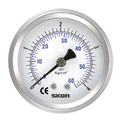 all stainless steel filled pressure gauges