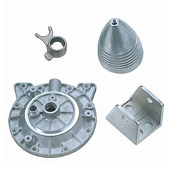 aluminum and zinc die casting component 